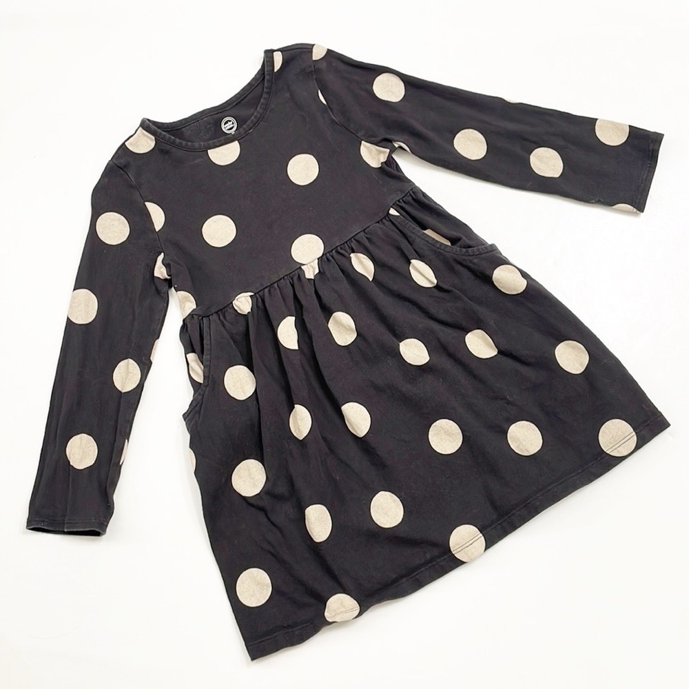 Wonder Nation toddler girls polka dot print long sleeve dress